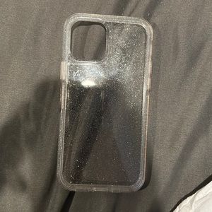 iPhone 12 clear sparkle case